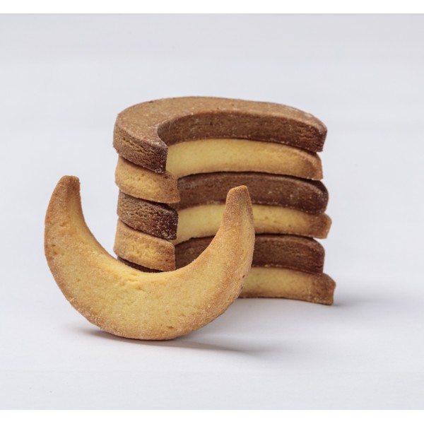 Biscuit Lune à la Vanille & Farine de caroube artisanal pour chien