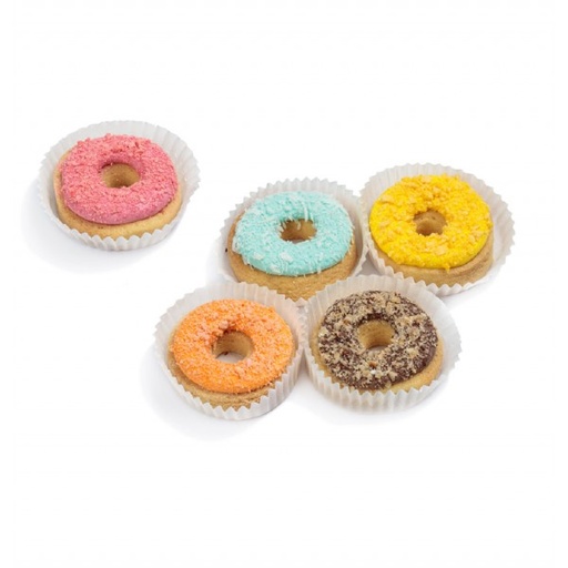 Donut artisanal glaçage coloré pour chien