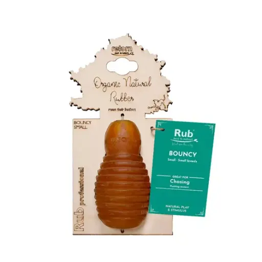 Jouet à mâcher et à garnir en résine naturelle - Rub Bouncy- Retorn 