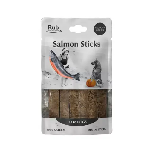 Sachet de Sticks de saumon - Friandises naturelles pour chiens 