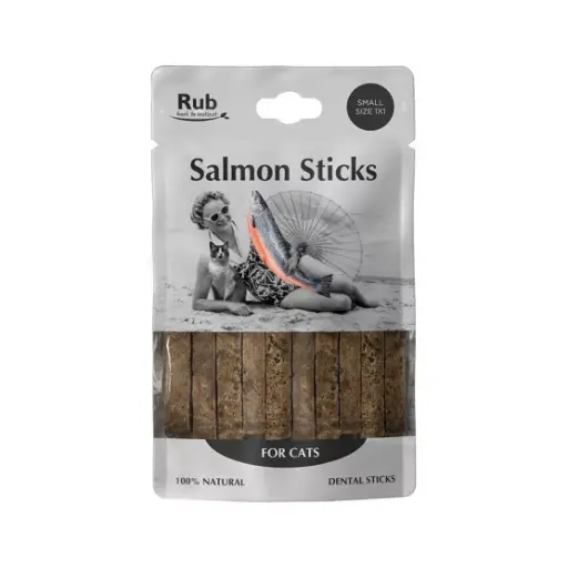 Sachet de Sticks de saumon - Friandises naturelles pour chats