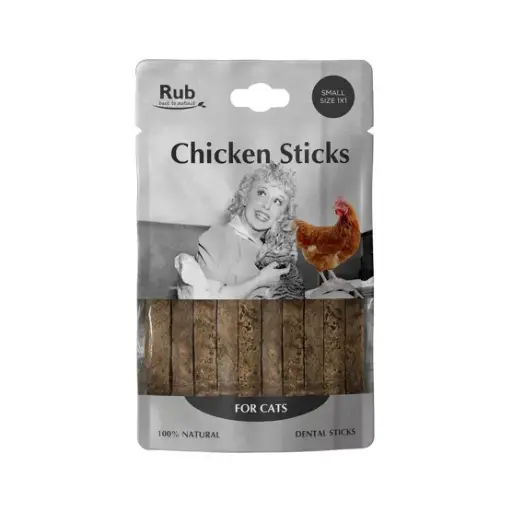 Sachet de Sticks de poulet - Friandises naturelles pour chats 